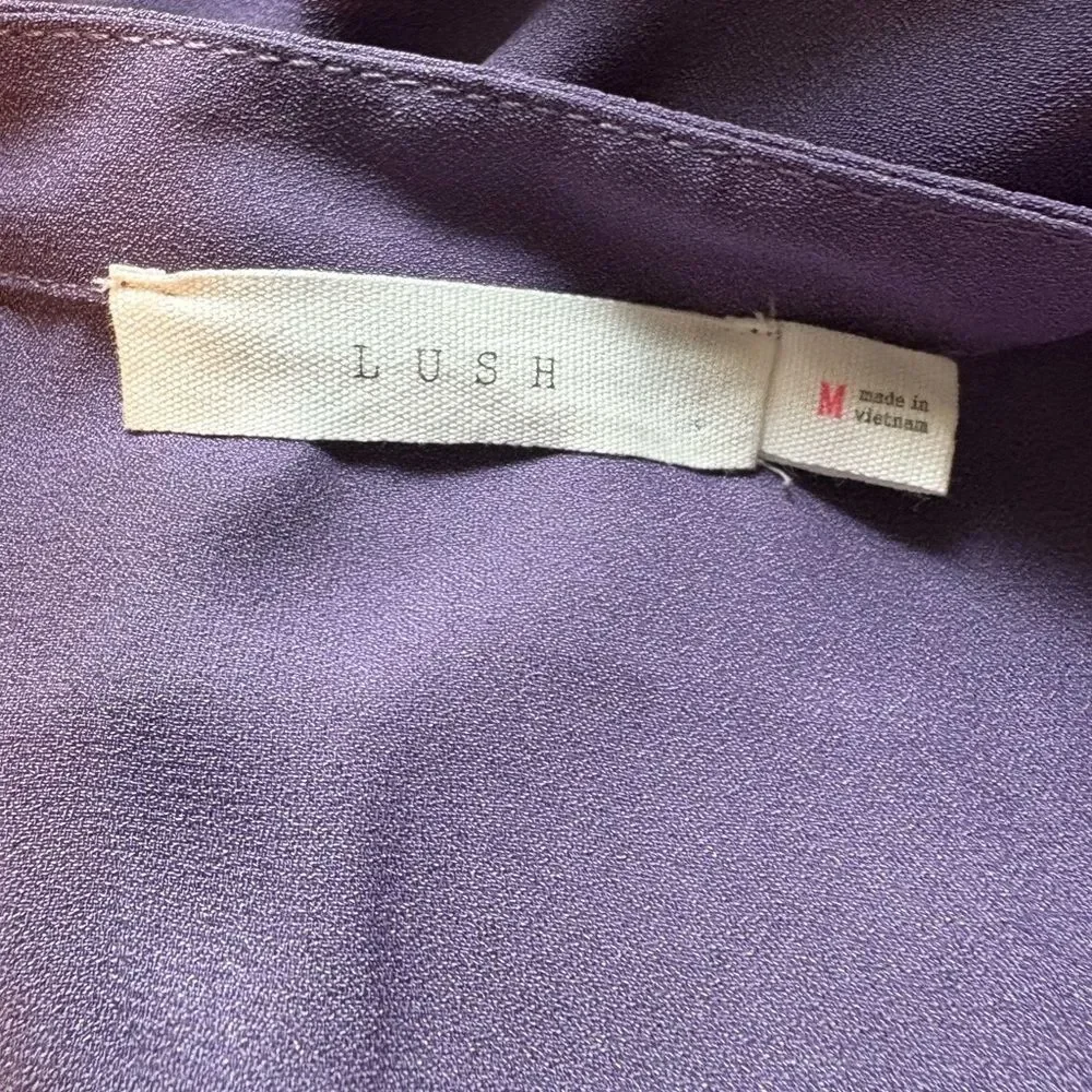 Lush Deep Purple Women's Blouse - Picture 4 of 4